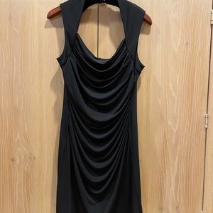 🌈 Spense womens ruched black dress size 12 🌈